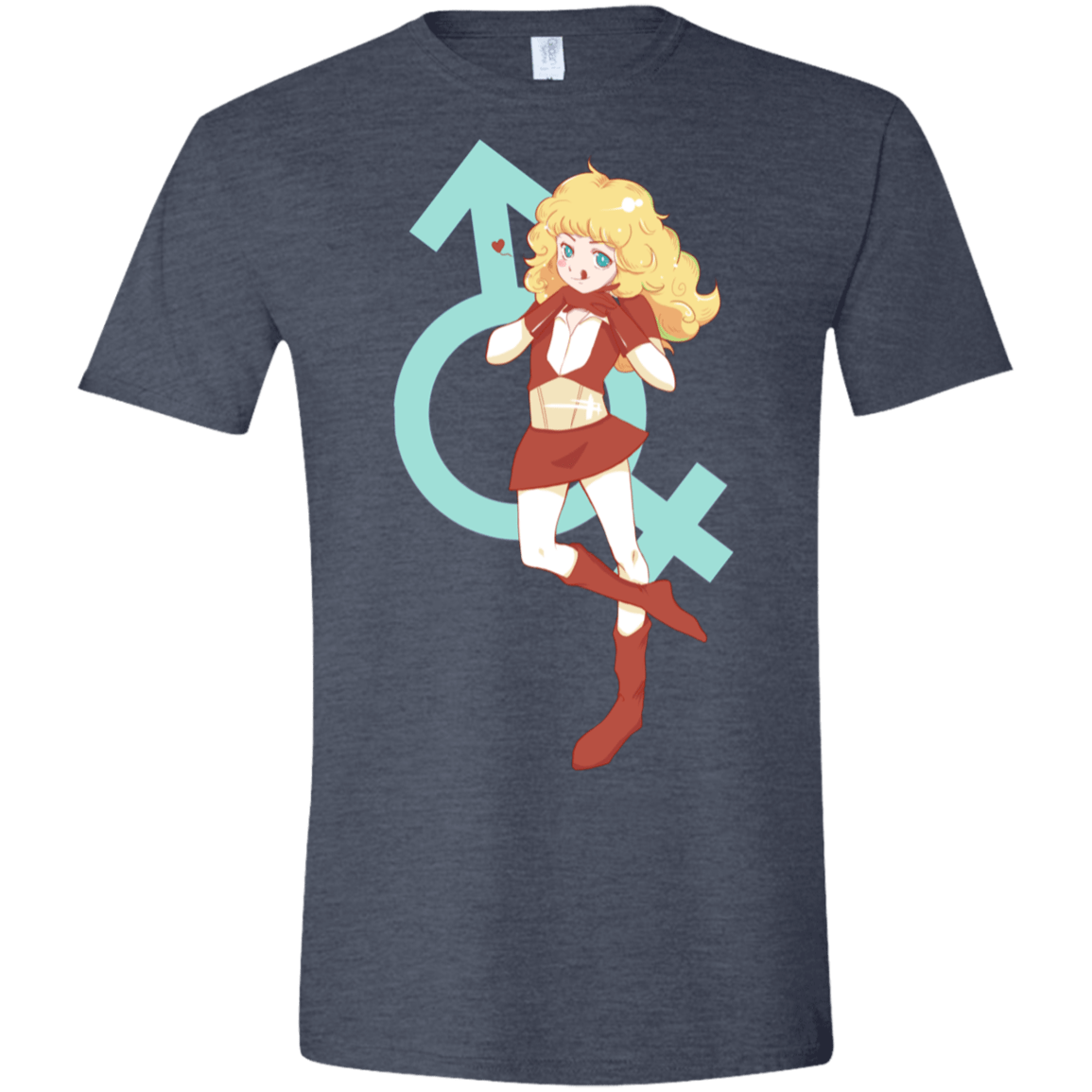 T-Shirts Heather Navy / S Frol Men's Semi-Fitted Softstyle