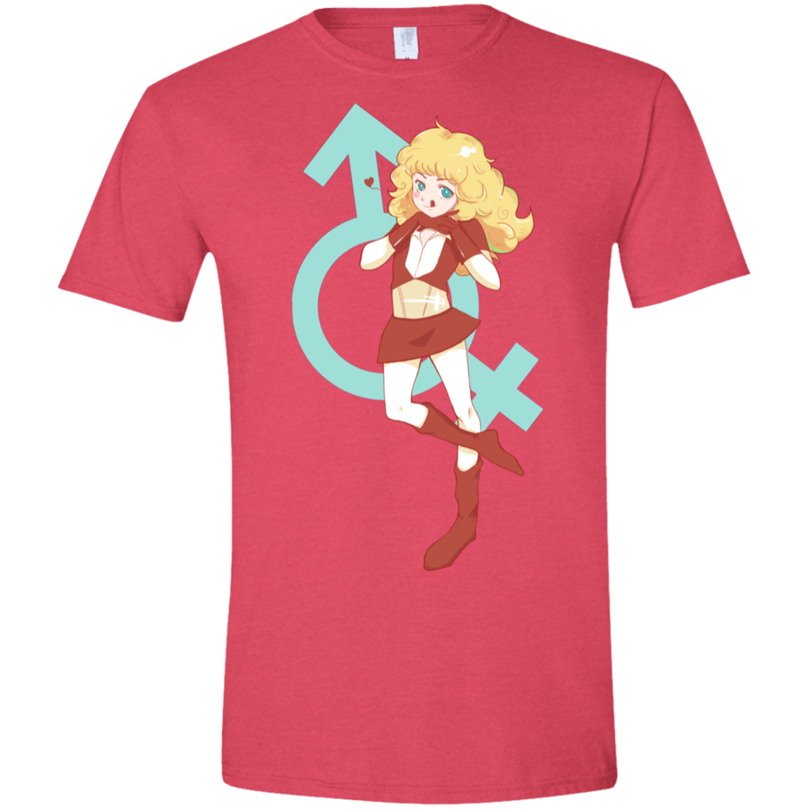 T-Shirts Heather Red / S Frol Men's Semi-Fitted Softstyle