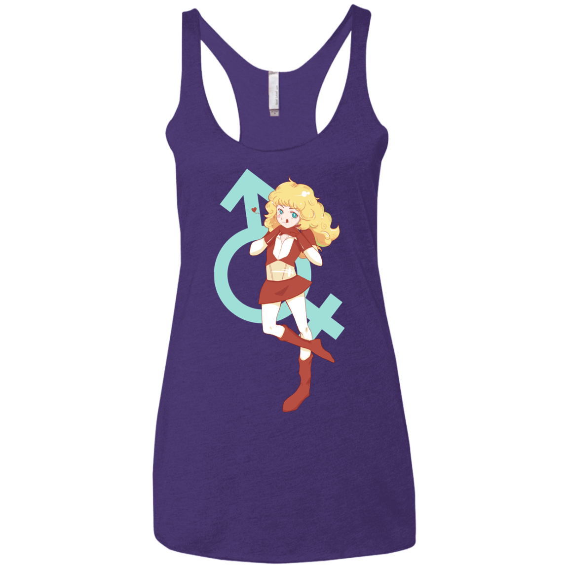 T-Shirts Purple Rush / X-Small Frol Women's Triblend Racerback Tank