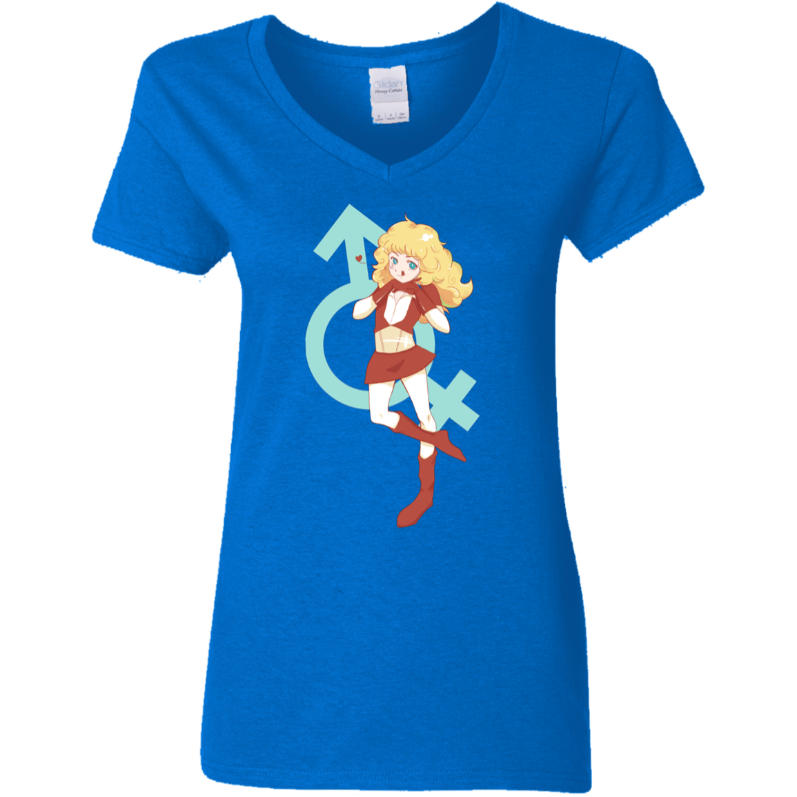 T-Shirts Royal / S Frol Women's V-Neck T-Shirt