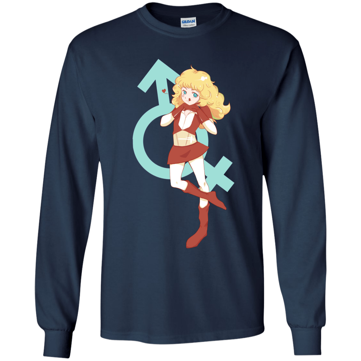 T-Shirts Navy / YS Frol Youth Long Sleeve T-Shirt
