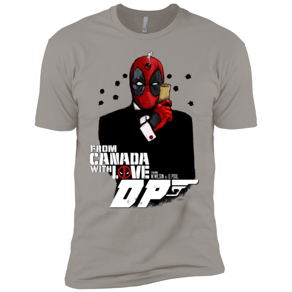 T-Shirts Light Grey / YXS From Canada with Love Boys Premium T-Shirt