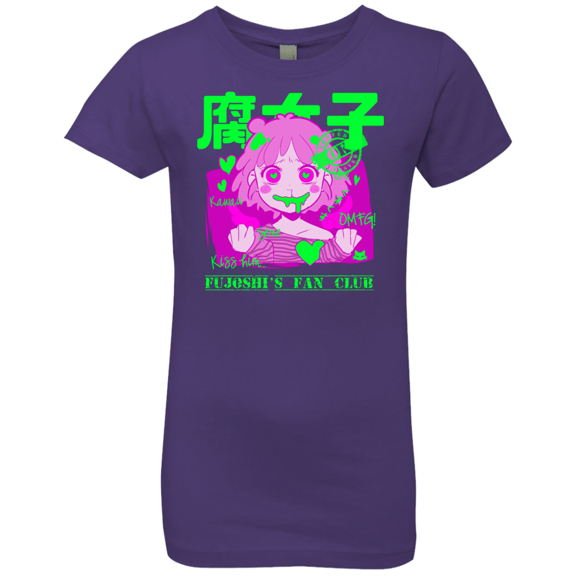 T-Shirts Purple Rush / YXS Fujoshi Girls Premium T-Shirt
