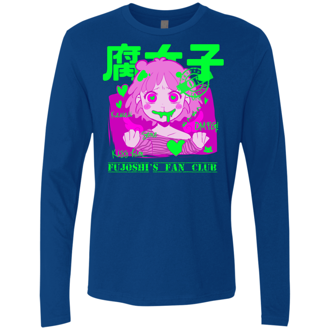 T-Shirts Royal / Small Fujoshi Men's Premium Long Sleeve