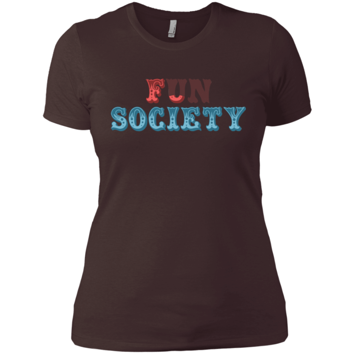 T-Shirts Dark Chocolate / X-Small Fun Society Women's Premium T-Shirt