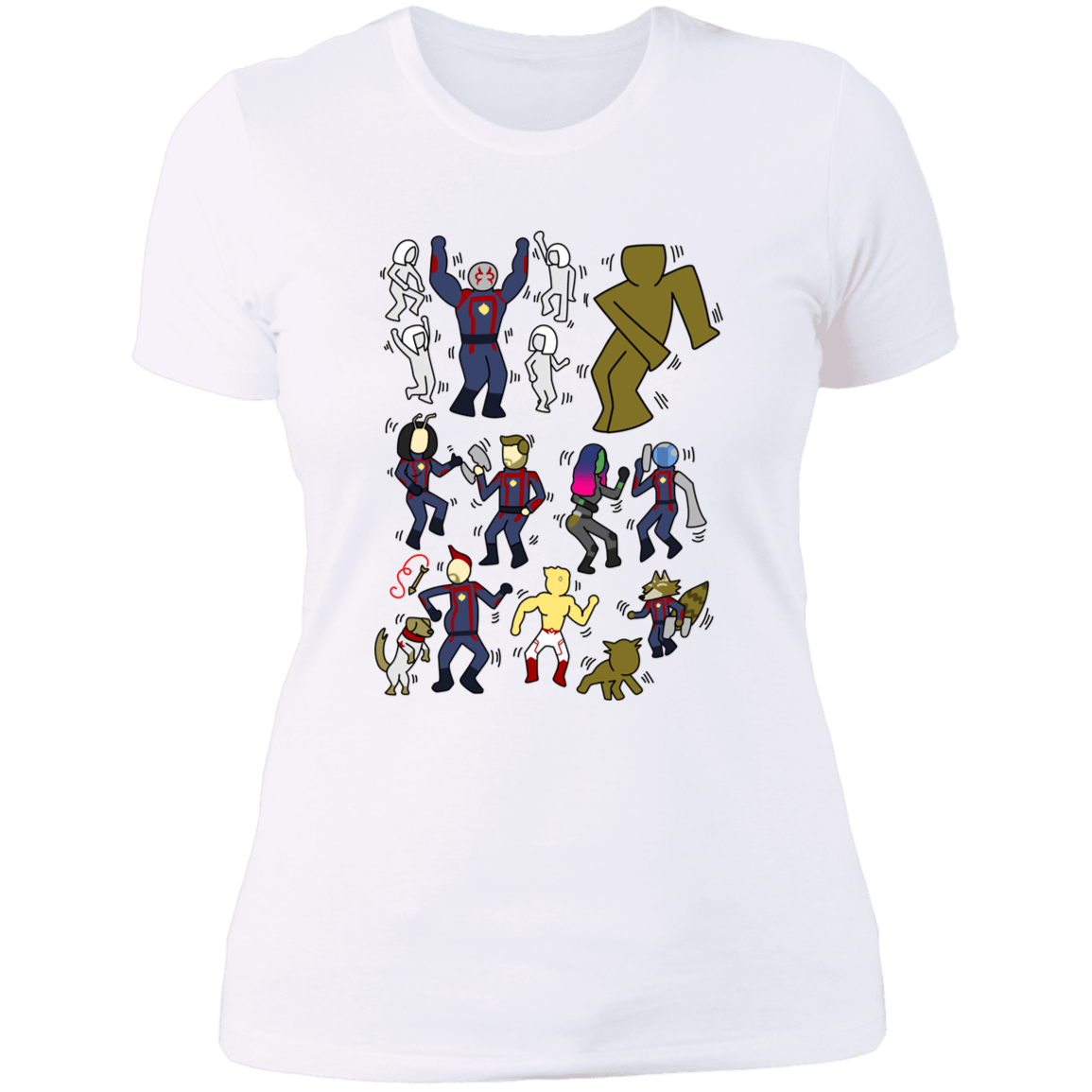 T-Shirts White / S Galaxy Dance Women's Premium T-Shirt