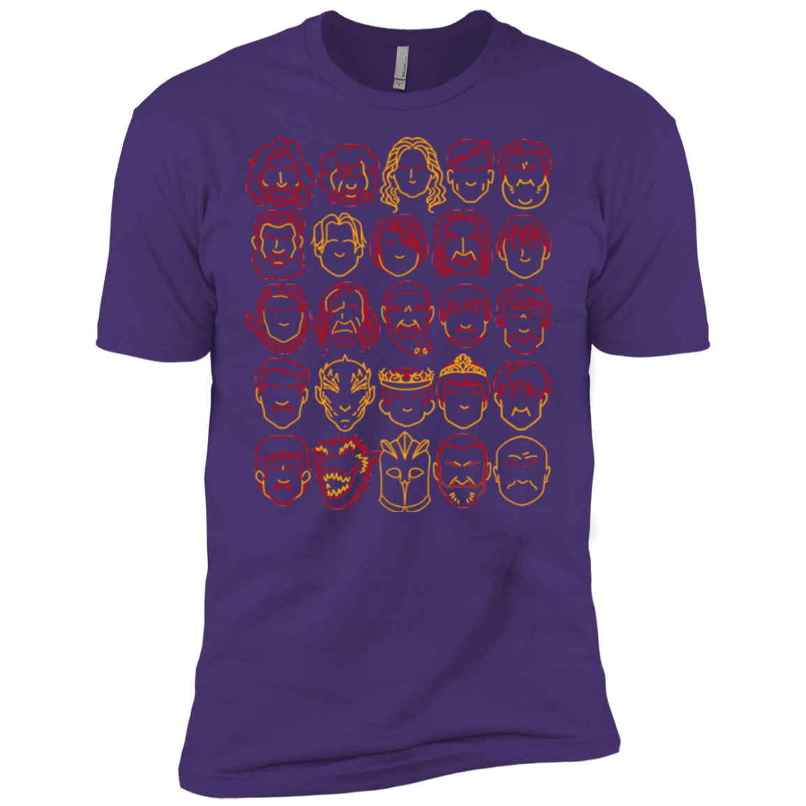 T-Shirts Purple / X-Small Game of Thrones Minimalism Men's Premium T-Shirt