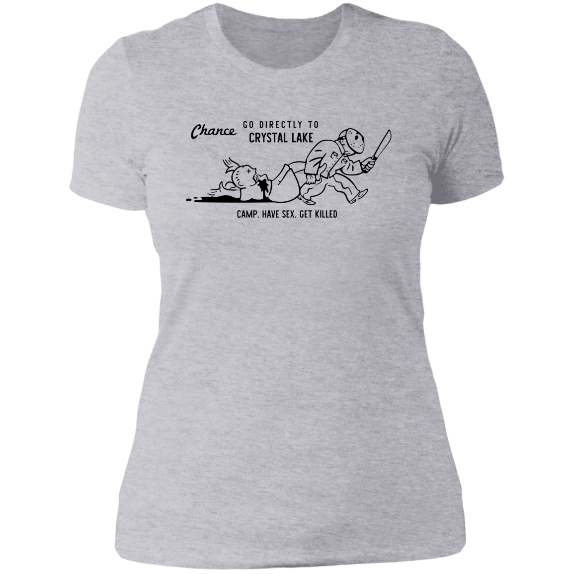 T-Shirts Heather Grey / S Go To Camp Women's Premium T-Shirt