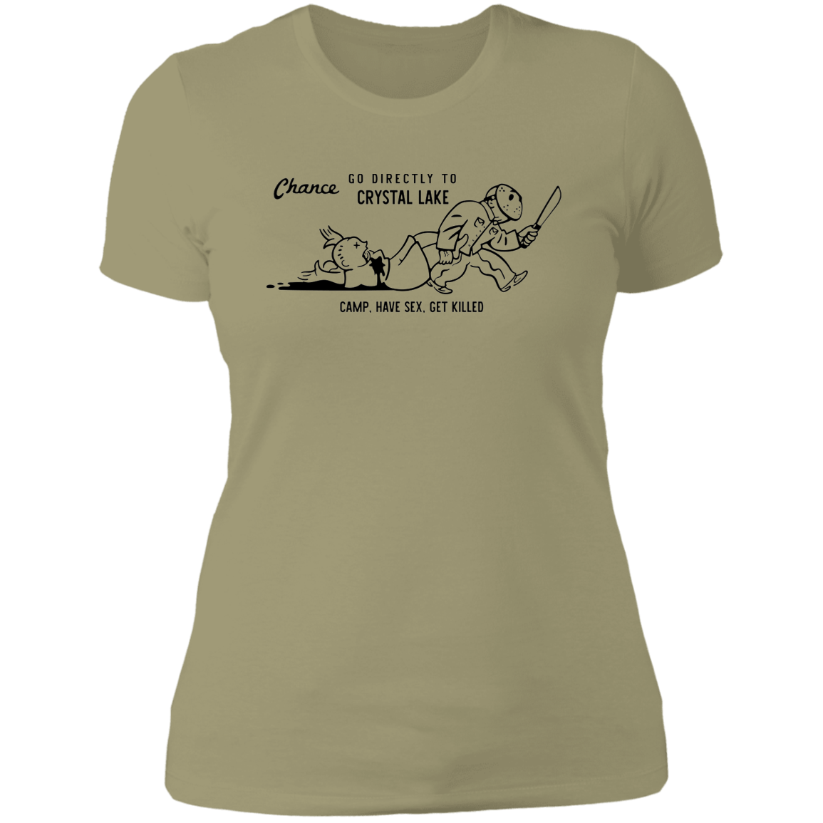 T-Shirts Light Olive / S Go To Camp Women's Premium T-Shirt