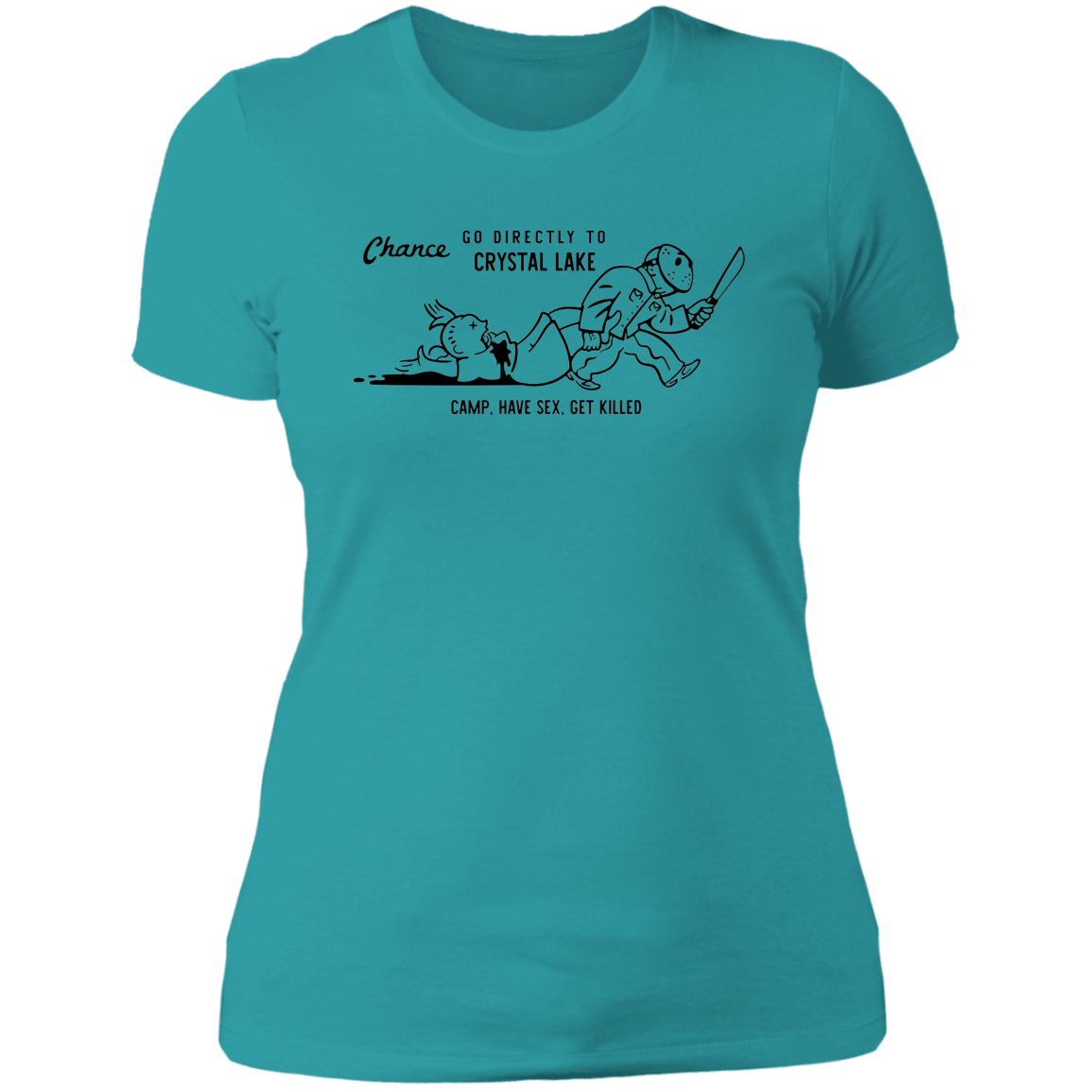 T-Shirts Tahiti Blue / S Go To Camp Women's Premium T-Shirt