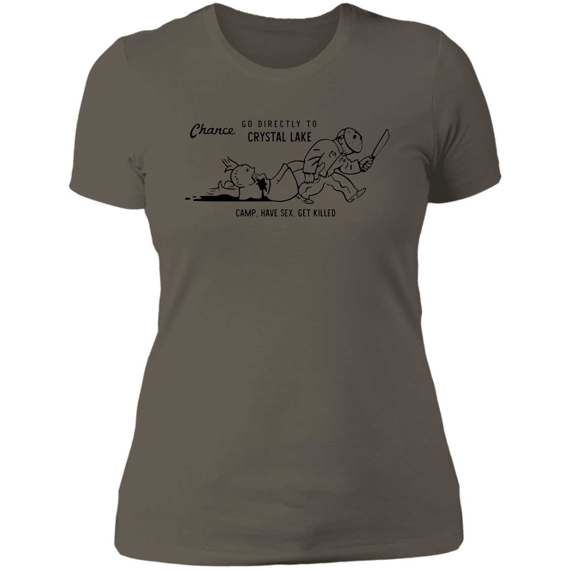 T-Shirts Warm Grey / S Go To Camp Women's Premium T-Shirt