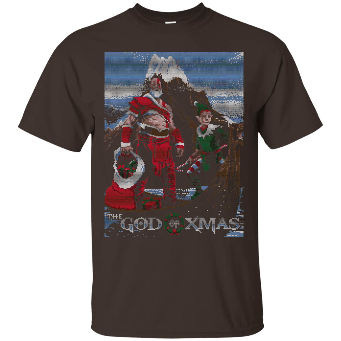 T-Shirts Dark Chocolate / S GOD OF XMAS T-Shirt