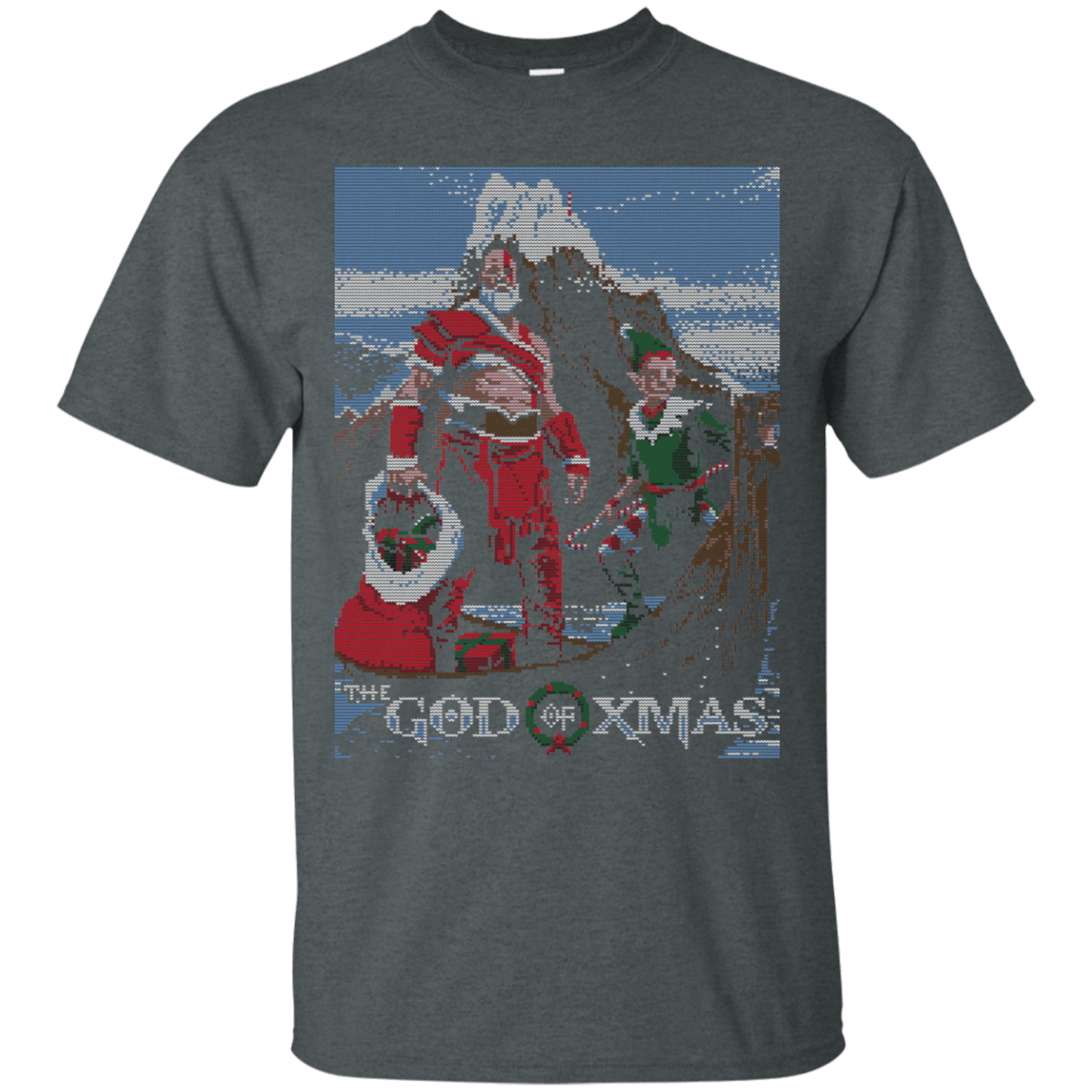 T-Shirts Dark Heather / S GOD OF XMAS T-Shirt