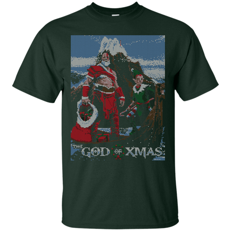 T-Shirts Forest / S GOD OF XMAS T-Shirt