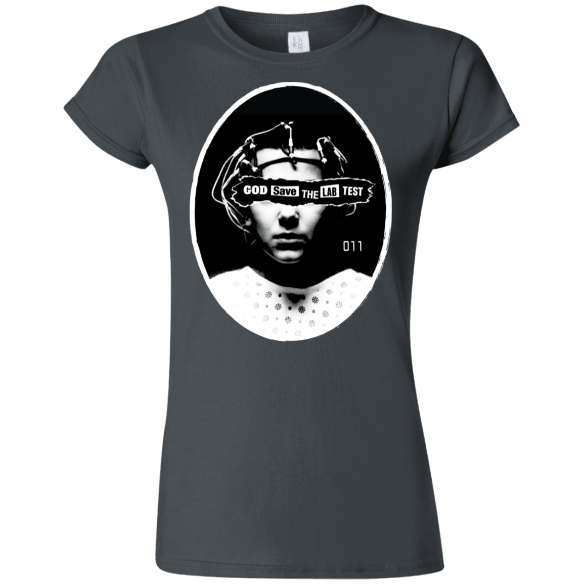 T-Shirts Charcoal / S God Save The Lab Test Junior Slimmer-Fit T-Shirt