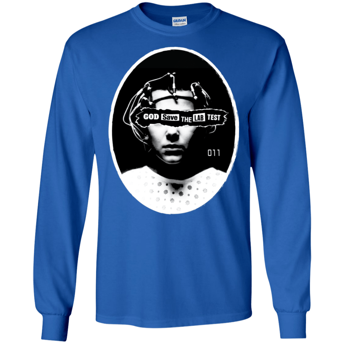 T-Shirts Royal / S God Save The Lab Test Men's Long Sleeve T-Shirt