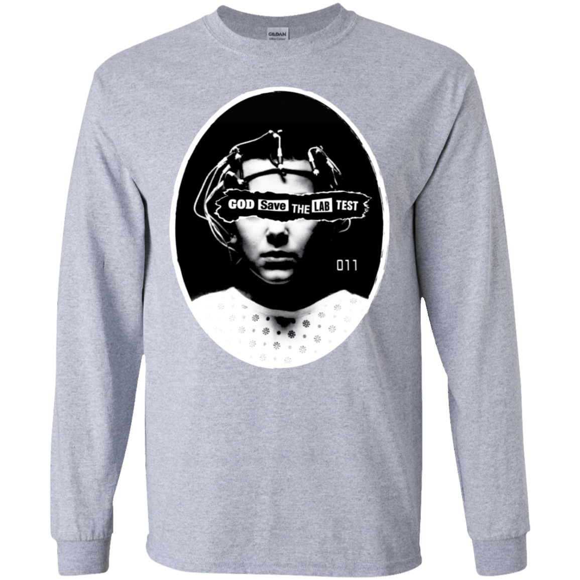 T-Shirts Sport Grey / S God Save The Lab Test Men's Long Sleeve T-Shirt