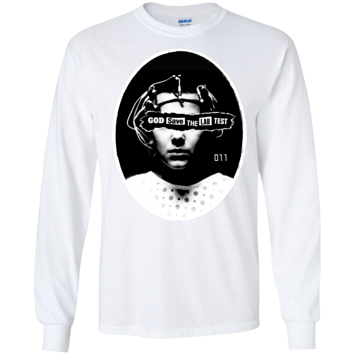 T-Shirts White / S God Save The Lab Test Men's Long Sleeve T-Shirt