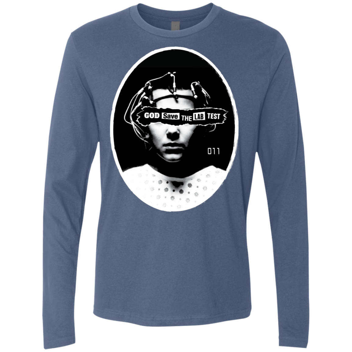 T-Shirts Indigo / S God Save The Lab Test Men's Premium Long Sleeve