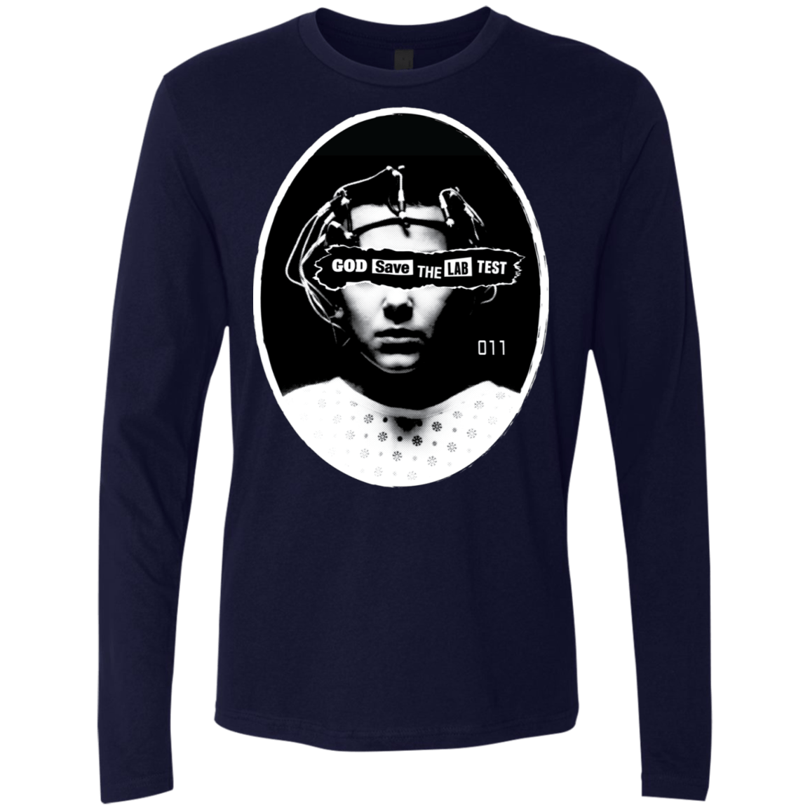 T-Shirts Midnight Navy / S God Save The Lab Test Men's Premium Long Sleeve