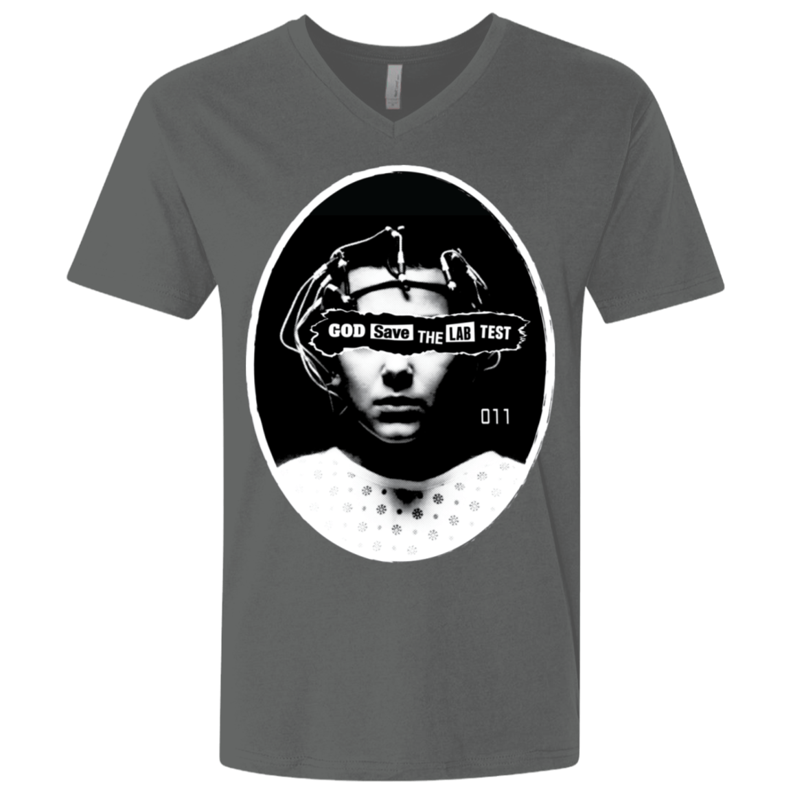 T-Shirts Heavy Metal / X-Small God Save The Lab Test Men's Premium V-Neck