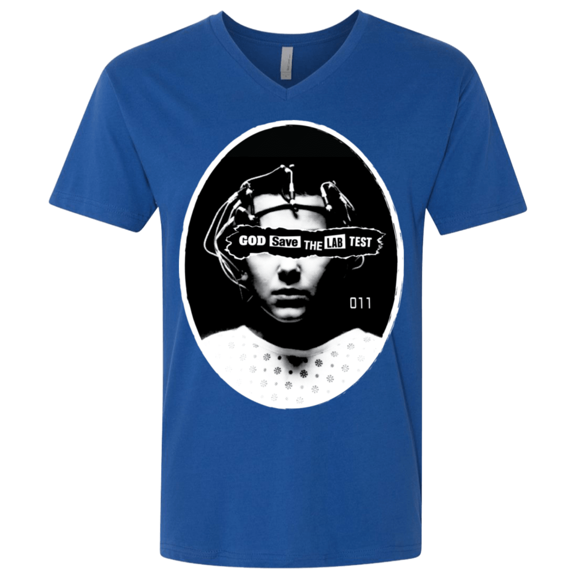T-Shirts Royal / X-Small God Save The Lab Test Men's Premium V-Neck