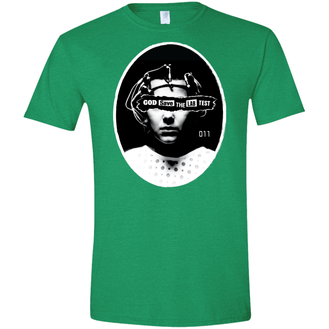 T-Shirts Heather Irish Green / S God Save The Lab Test Men's Semi-Fitted Softstyle