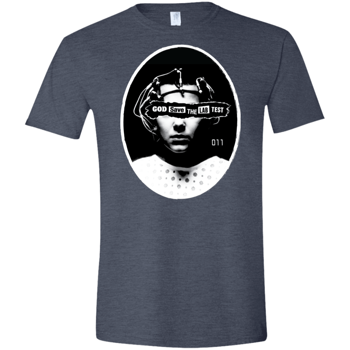 T-Shirts Heather Navy / S God Save The Lab Test Men's Semi-Fitted Softstyle