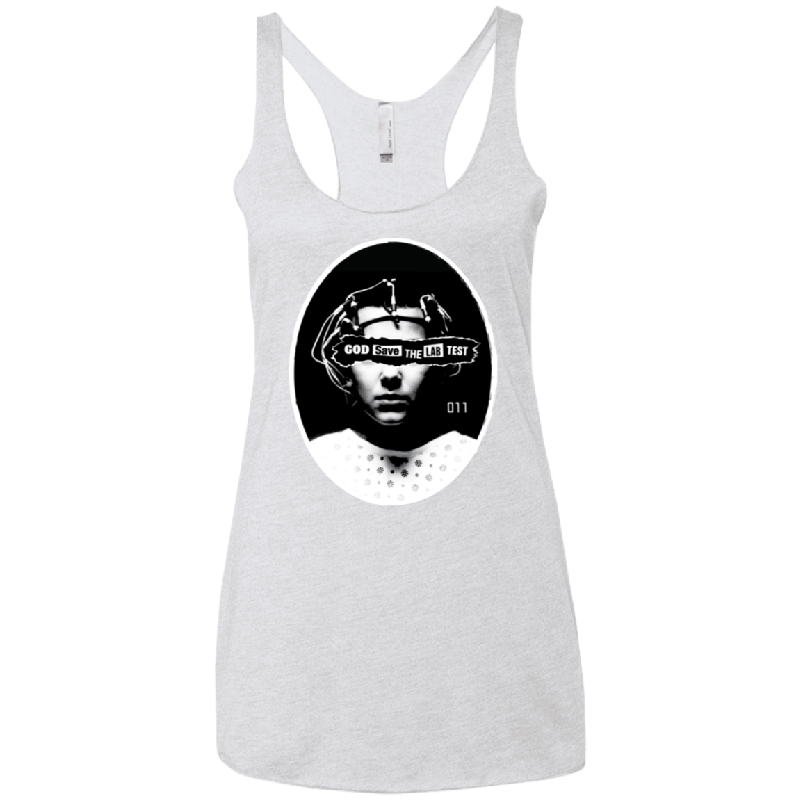 T-Shirts Heather White / X-Small God Save The Lab Test Women's Triblend Racerback Tank