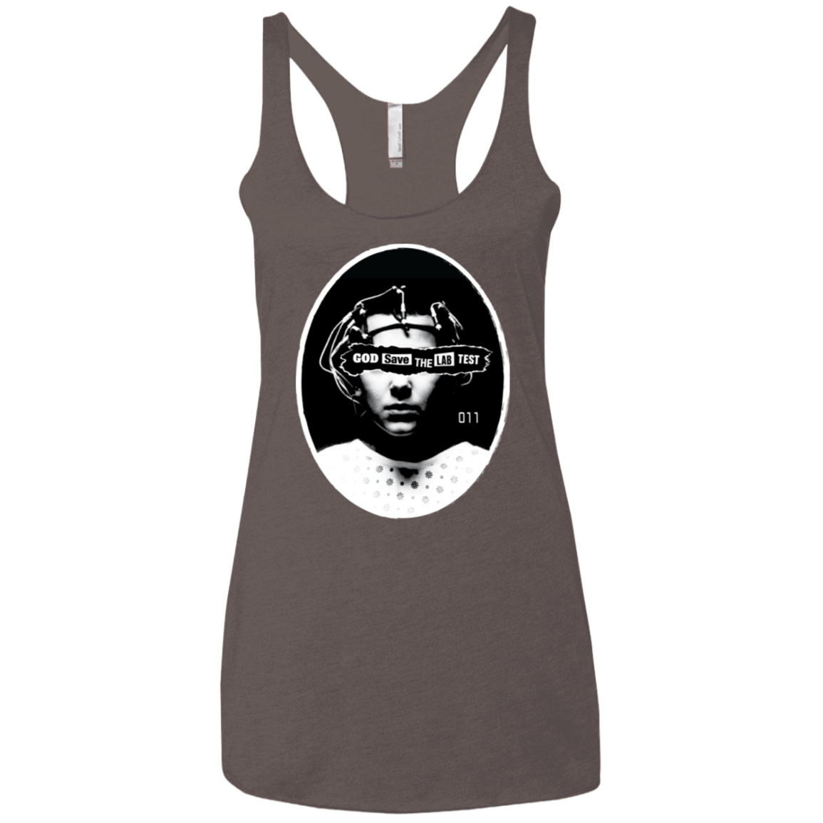 T-Shirts Macchiato / X-Small God Save The Lab Test Women's Triblend Racerback Tank