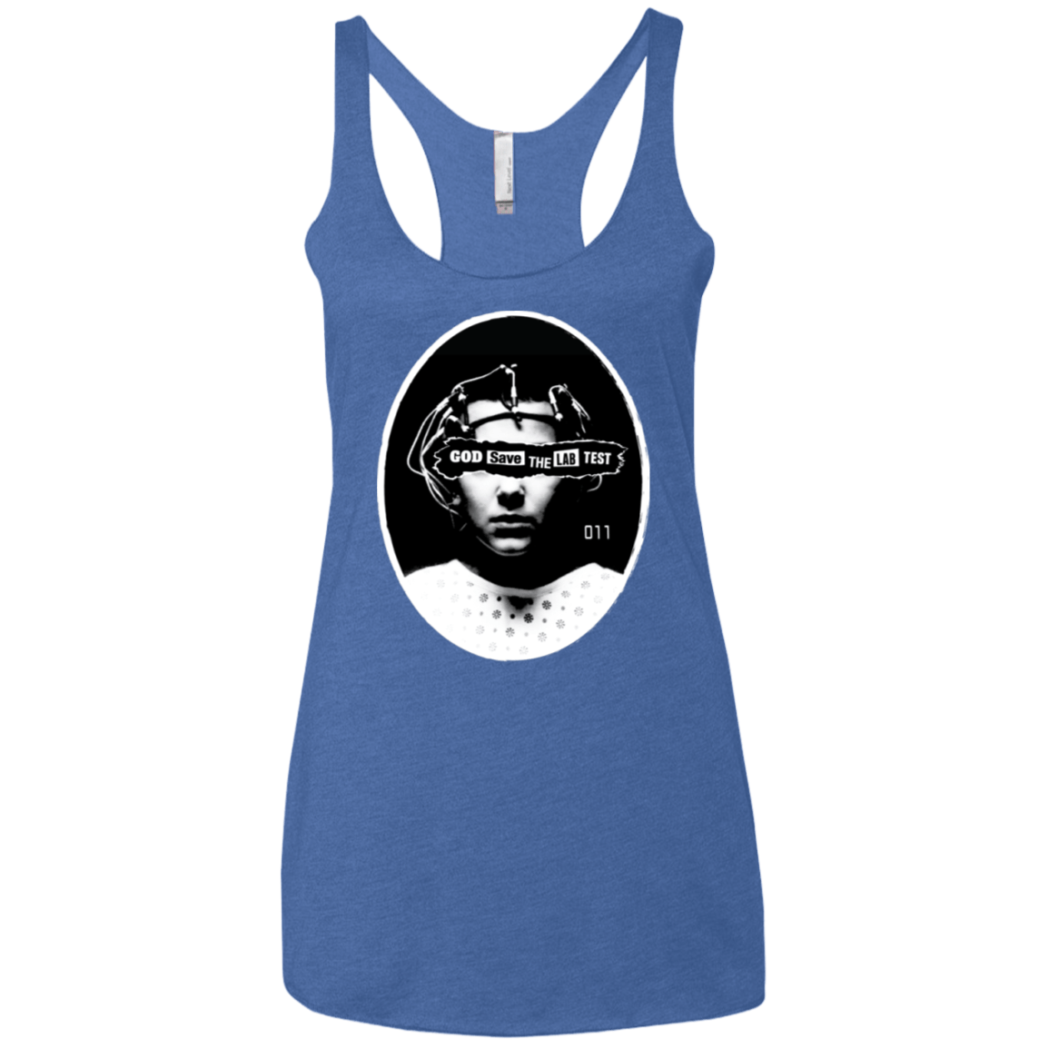 T-Shirts Vintage Royal / X-Small God Save The Lab Test Women's Triblend Racerback Tank