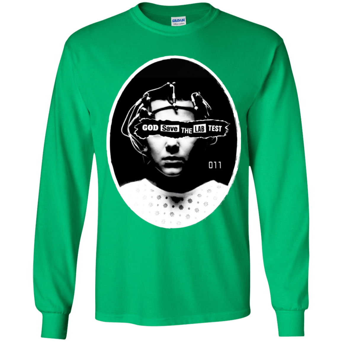 T-Shirts Irish Green / YS God Save The Lab Test Youth Long Sleeve T-Shirt