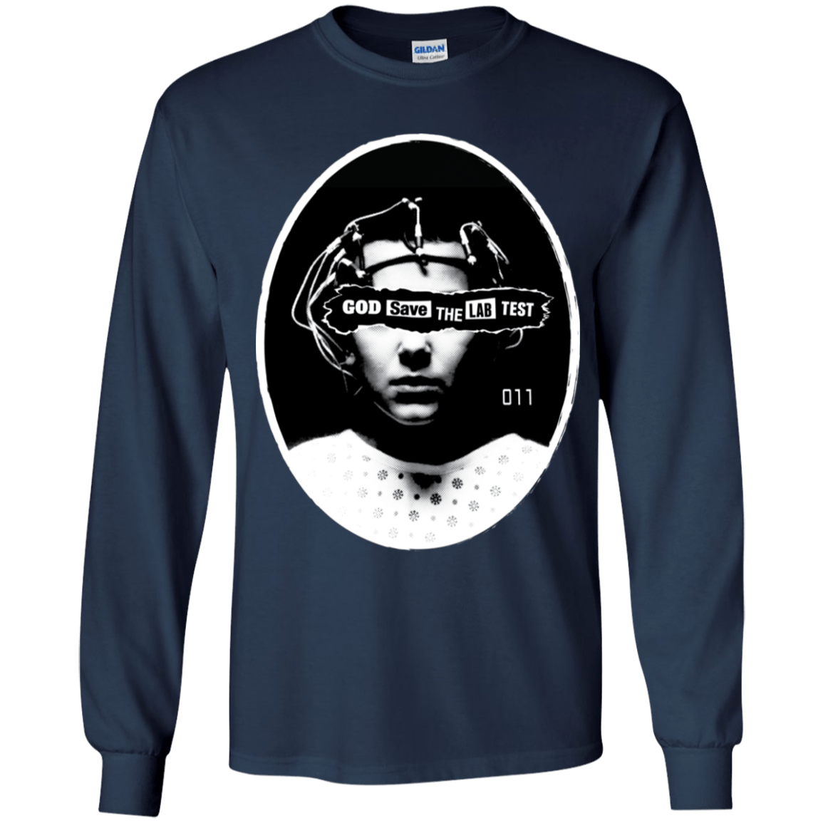 T-Shirts Navy / YS God Save The Lab Test Youth Long Sleeve T-Shirt