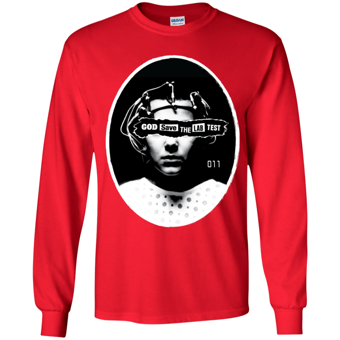 T-Shirts Red / YS God Save The Lab Test Youth Long Sleeve T-Shirt