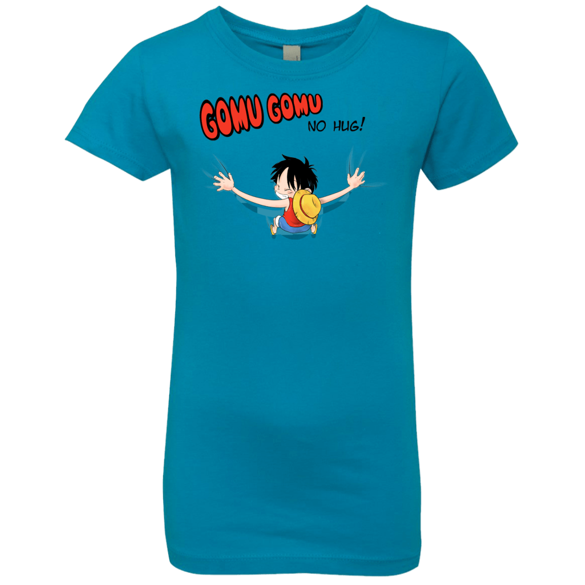 T-Shirts Turquoise / YXS Gomu Gomu no Hug Girls Premium T-Shirt