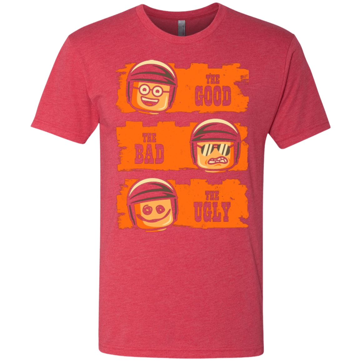 T-Shirts Vintage Red / Small GOOD COP BAD COP UGLY COP Men's Triblend T-Shirt