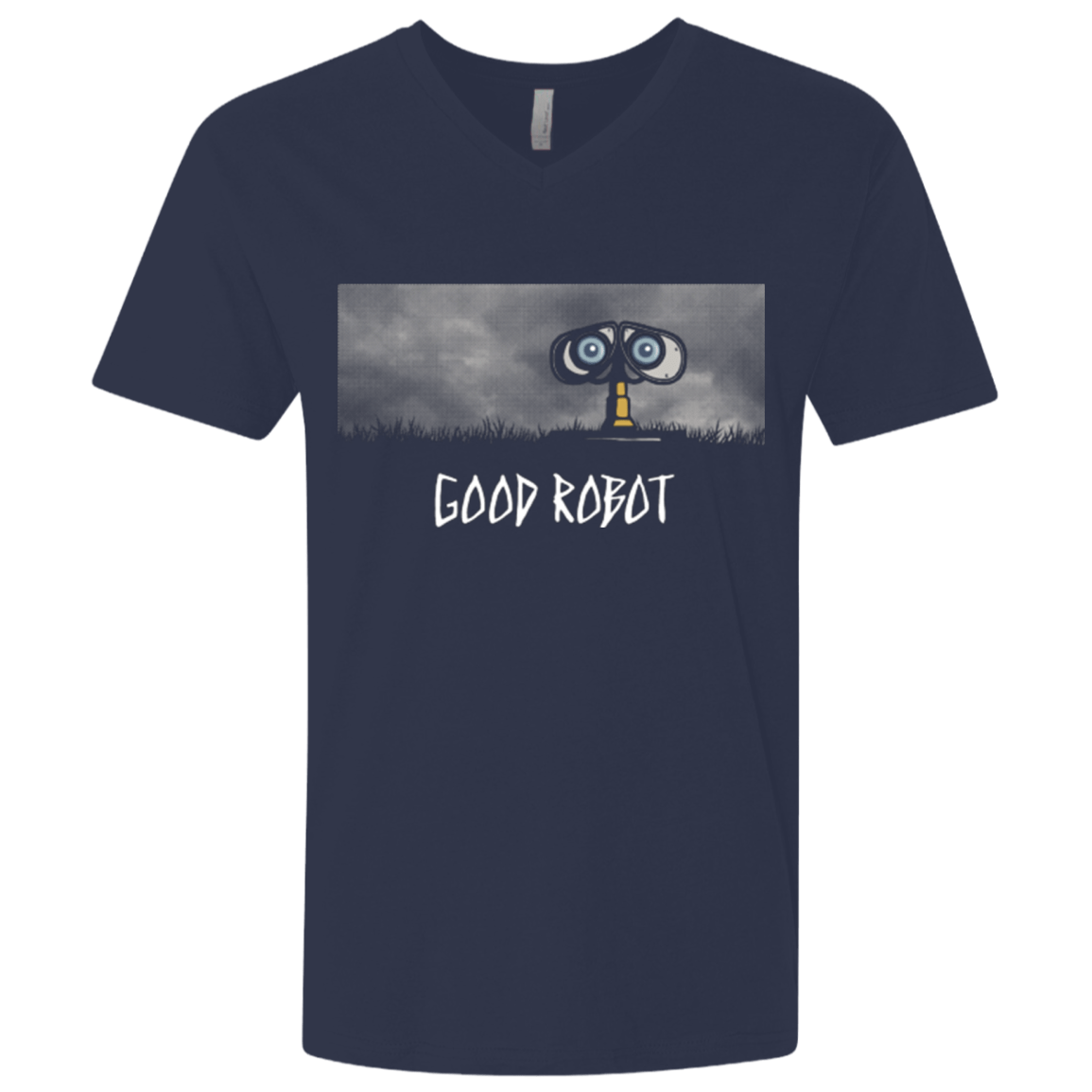 T-Shirts Midnight Navy / X-Small GOOD ROBOT Men's Premium V-Neck