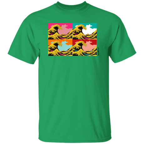 T-Shirts Irish Green / S Great Pop Wave T-Shirt