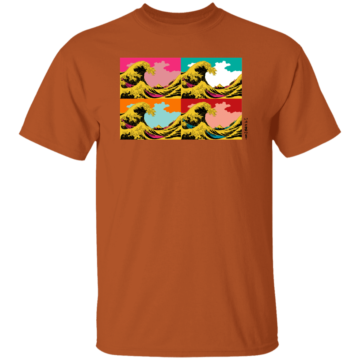 T-Shirts Texas Orange / S Great Pop Wave T-Shirt