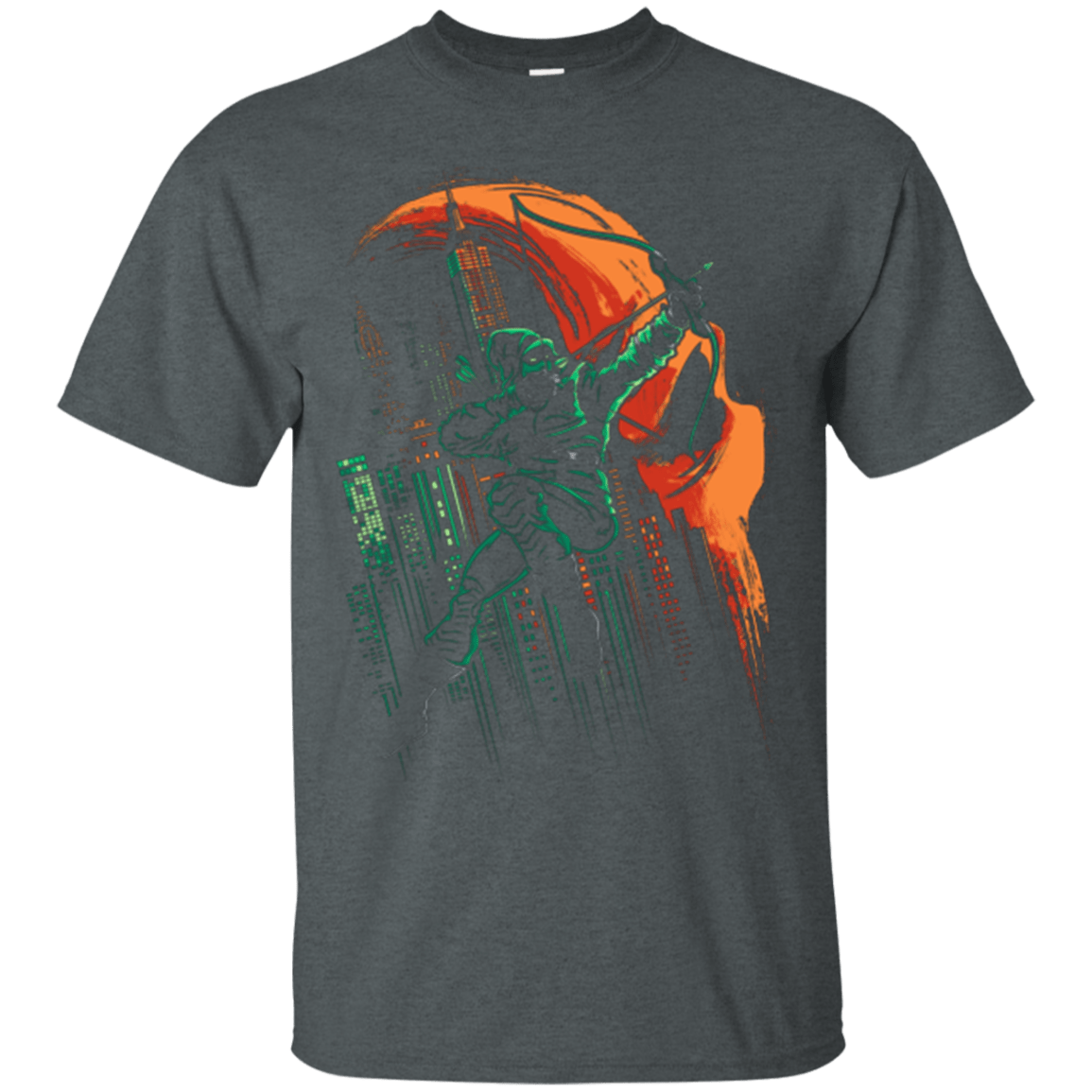 T-Shirts Dark Heather / Small Green Vigilance T-Shirt