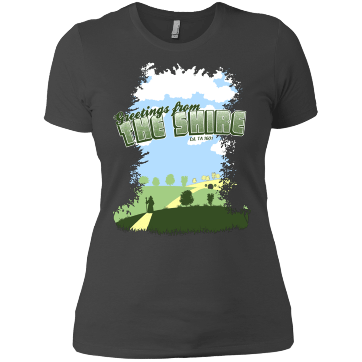 T-Shirts Heavy Metal / X-Small Greetings From Shire Women's Premium T-Shirt