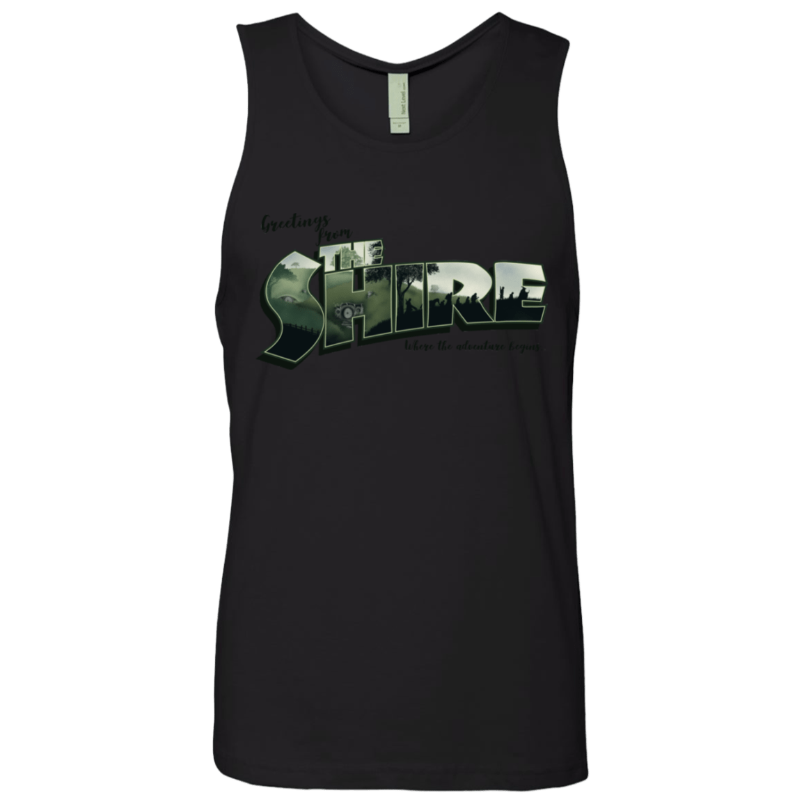 T-Shirts Black / S Greetings from the Shire Men's Premium Tank Top