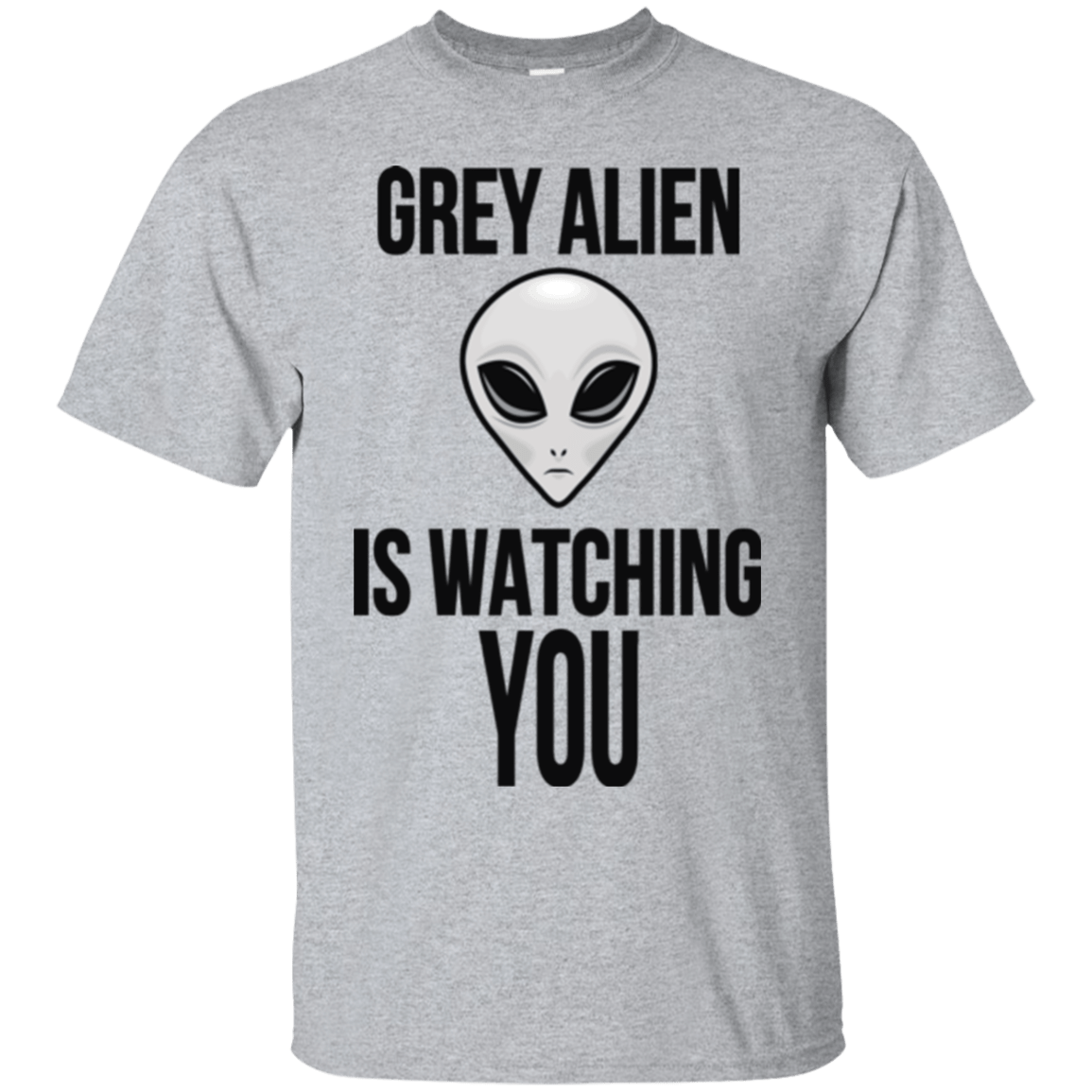 T-Shirts Sport Grey / Small Grey Alien T-Shirt