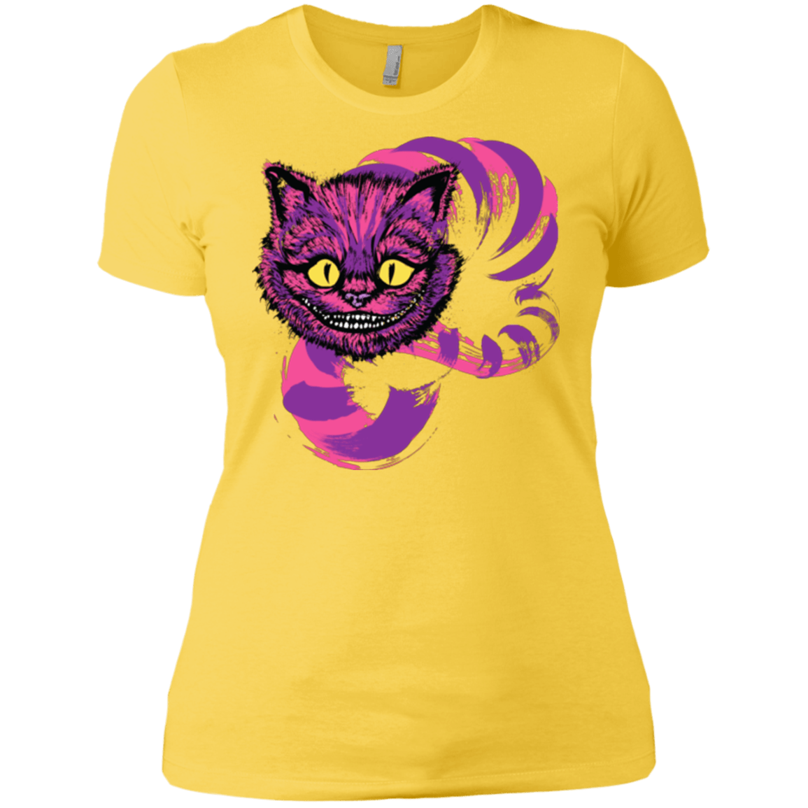 T-Shirts Vibrant Yellow / X-Small Grinning Like A Cheshire Cat 2 Women's Premium T-Shirt