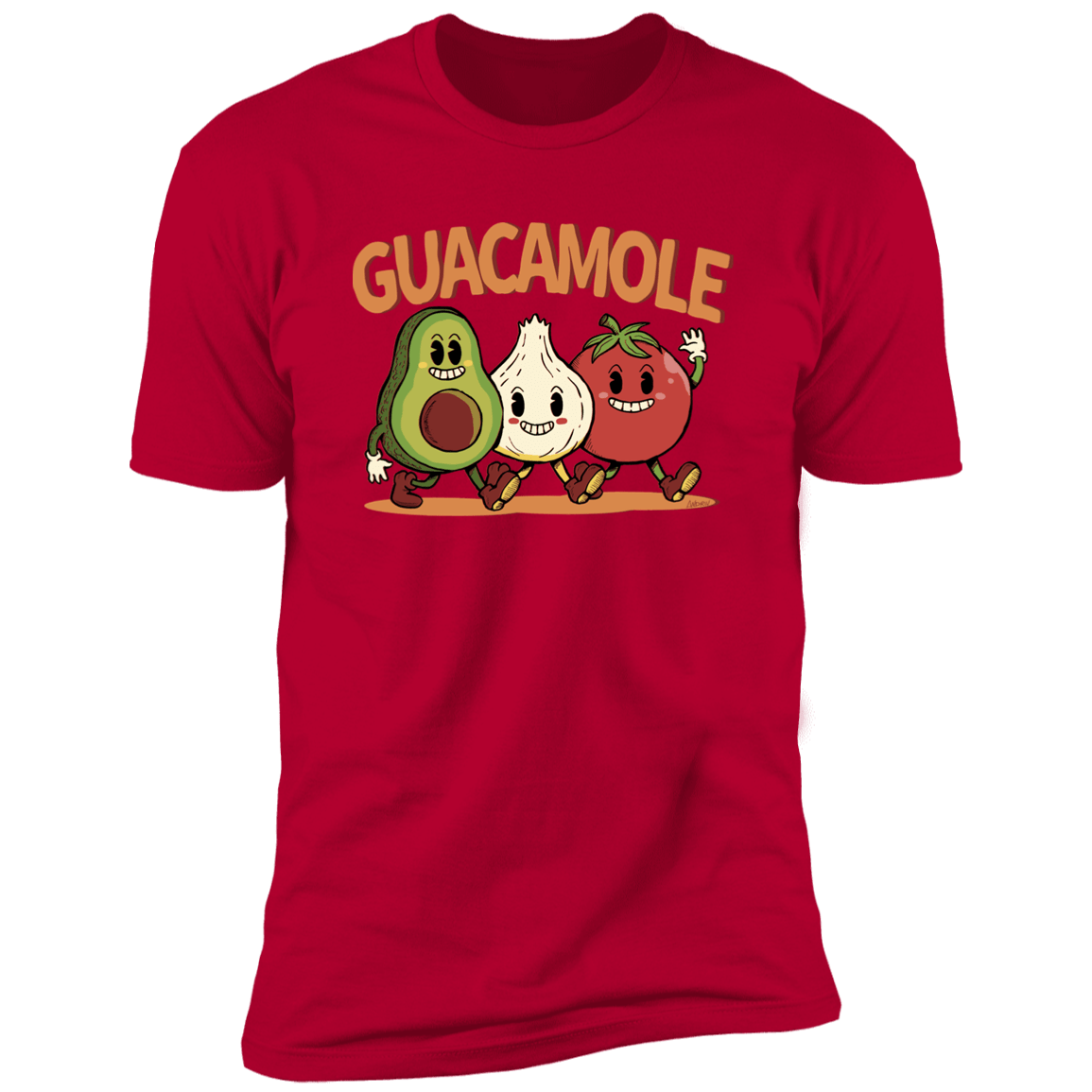 T-Shirts Red / S Guacamole Men's Premium T-Shirt
