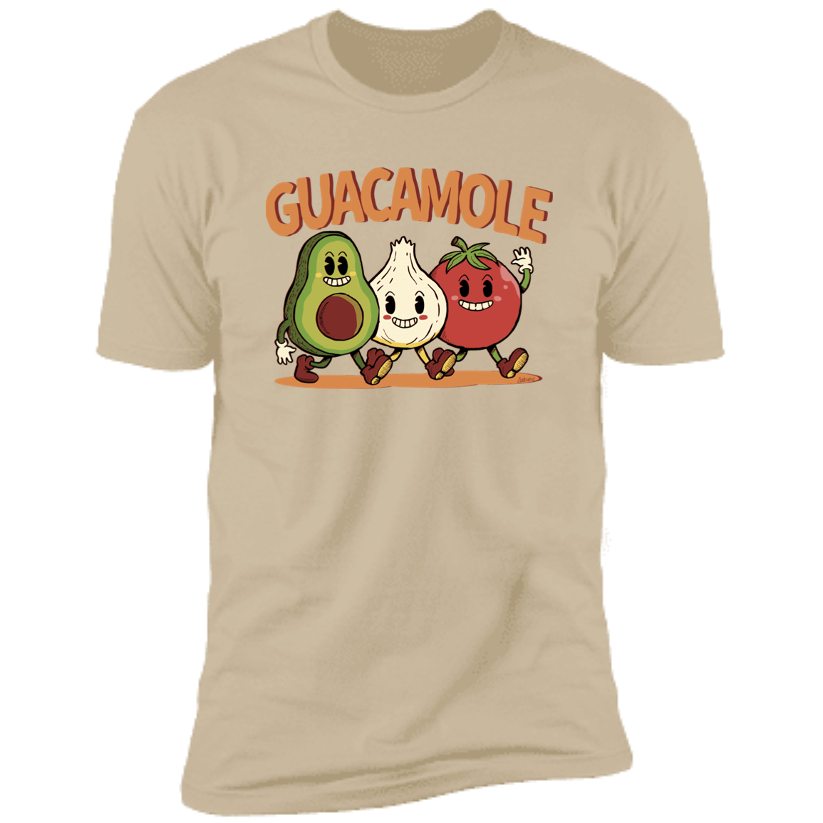 T-Shirts Sand / S Guacamole Men's Premium T-Shirt