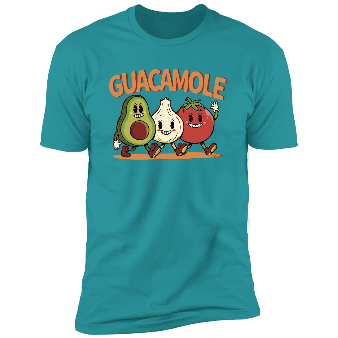 T-Shirts Tahiti Blue / S Guacamole Men's Premium T-Shirt