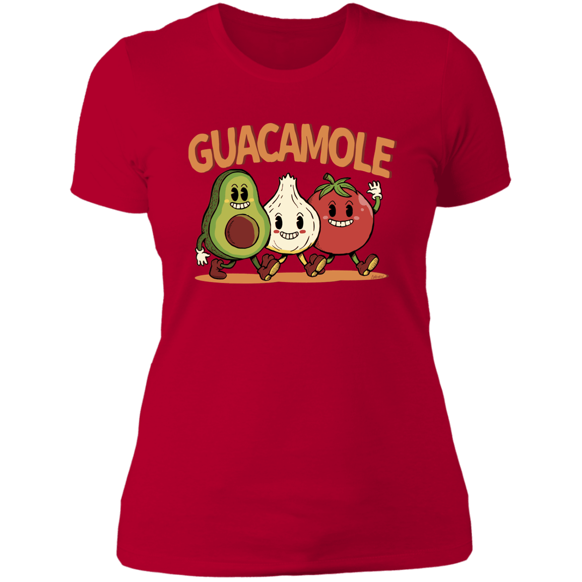 T-Shirts Red / S Guacamole Women's Premium T-Shirt