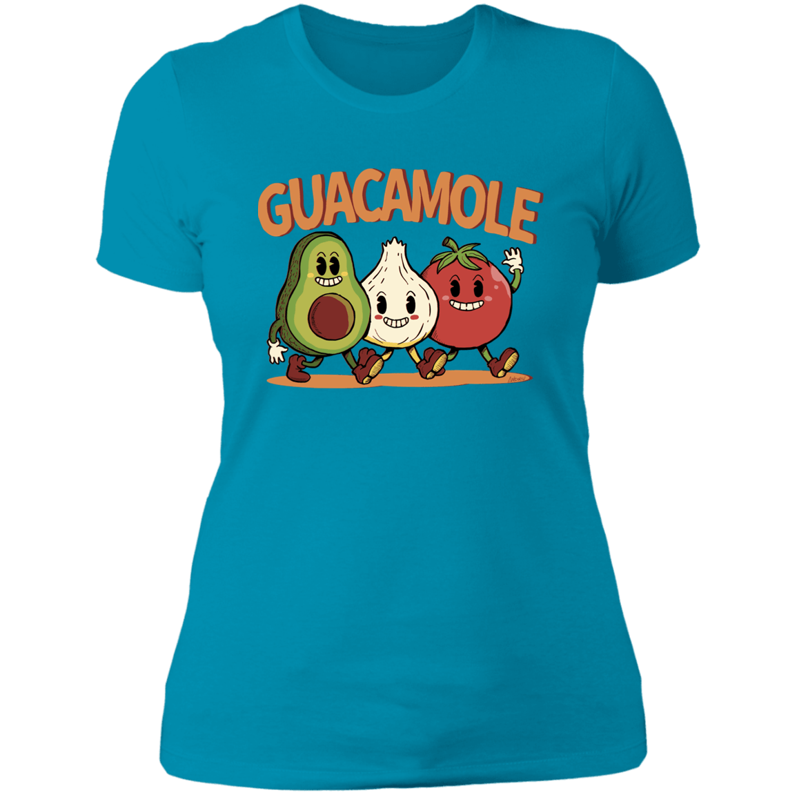 T-Shirts Turquoise / S Guacamole Women's Premium T-Shirt