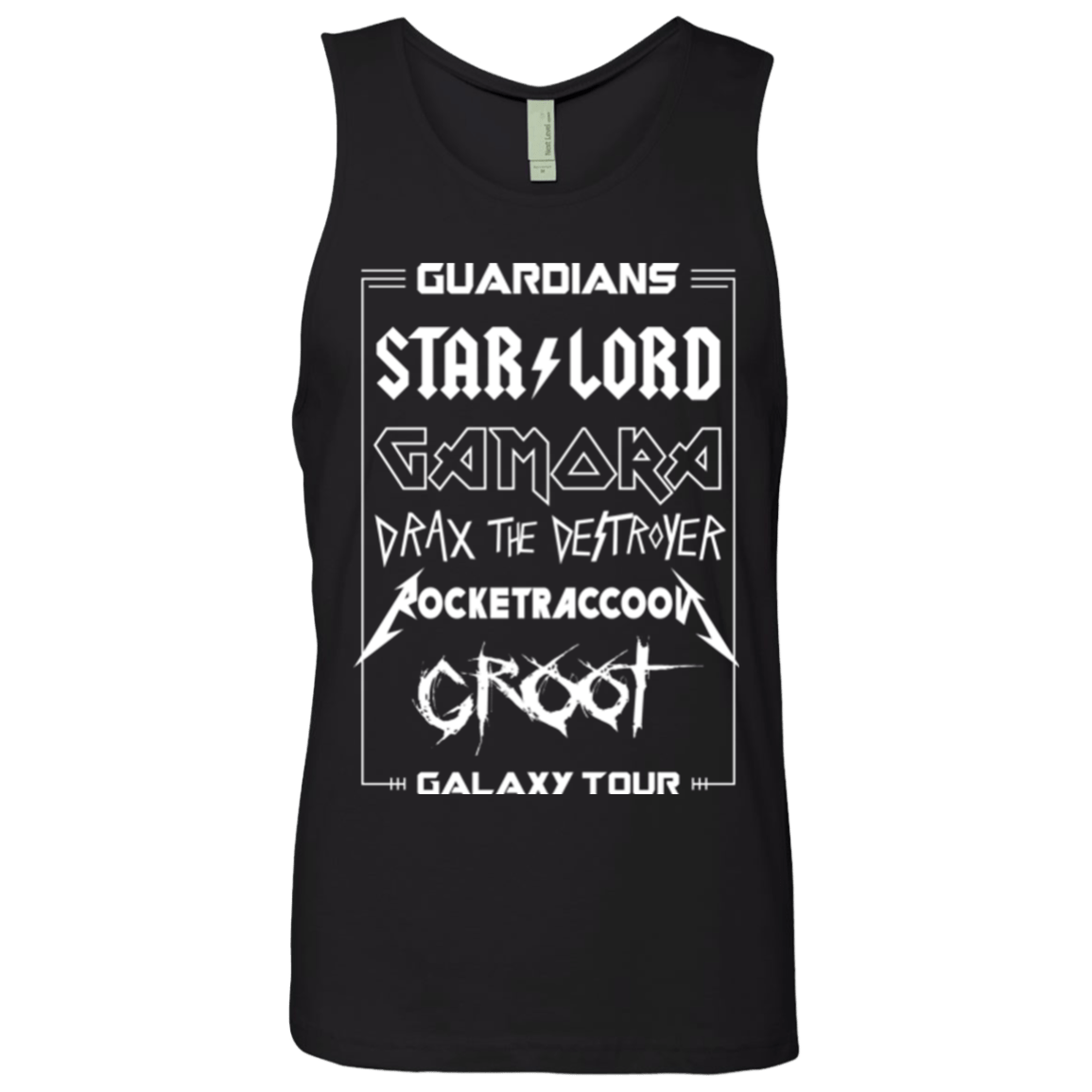 T-Shirts Black / Small Guardians Galaxy Tour Men's Premium Tank Top